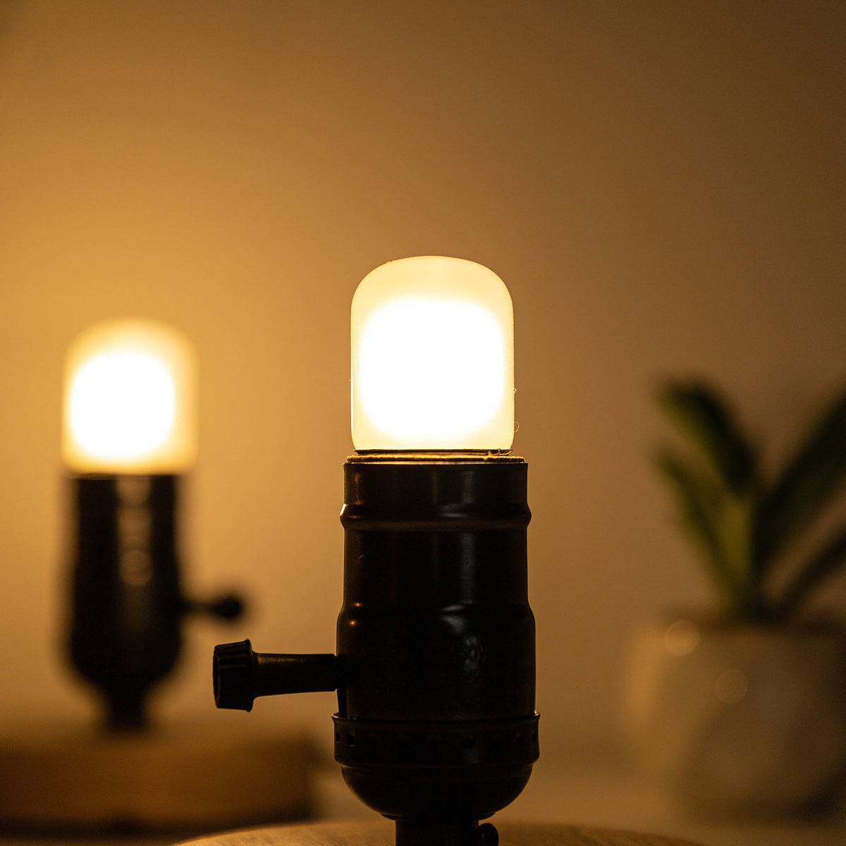 ampoule led filament frosted glass blanc moderne e26 e27 28mm 60mm 2700k 6500k variable