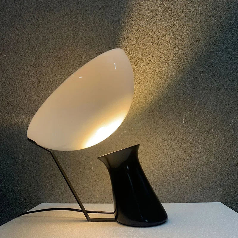 lampe table moderne blanc mat unique éclairage salon chambre 15w led toucher