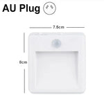 lampe nuit sensorielle mouvement blanc moderne adhésif auto on led économieénergie chambreescalier