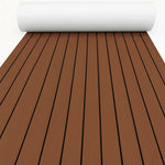 revêtement sol bateau mousse eva imitation teck antidérapant adhésif marron noir yacht