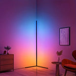 lampe led moderne noire rgb controle application télécommande flux 249 2000w aluminium