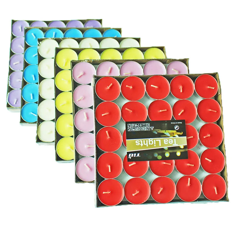 bougies chauffe plat parfumées bleu rouge blanc rose jaune vert violet simples sans fumée