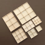 boîtes rangement modulaires bois naturel compartiments modernes accessoires bijoux décorations noël lettres bois