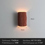 applique murale moderne led deux sources lumineuses jaune verte rouge minimaliste chambre cuisine salon