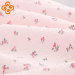 tissu coton fleurs roses légères bricolage serviettes enfants doux classique opaques