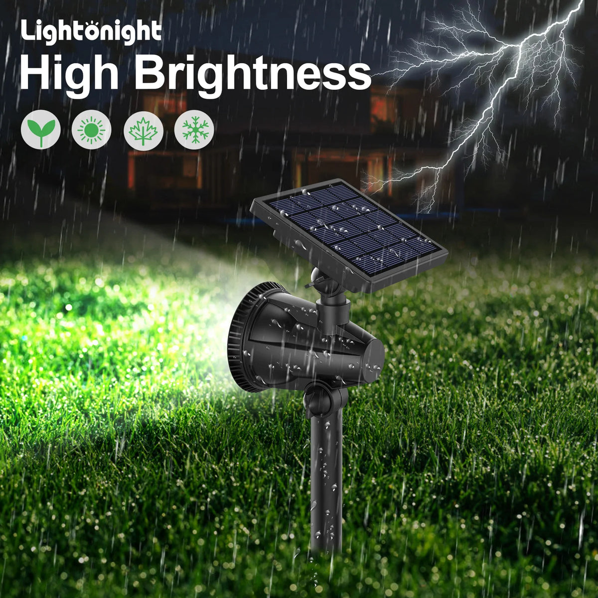 projecteurs solaires led extérieurs moderne 56 diodes ip65 5v rechargeable lithium noir mat opaque