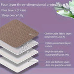 protège matelas gris clair moderne texture géométrique nylon lavable 80x120cm incontinence adultes chiens