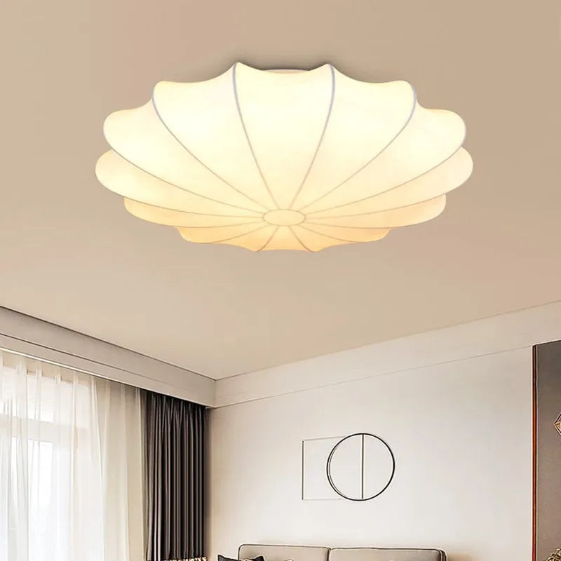 plafonnier moderne blanc rayures horizontales opacité lumiere nordique toucher interrupteur led ans garantie flux