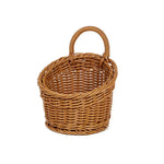 panier rangement tressé marron traditionnel respectueux environnement utilisation multiple poignées