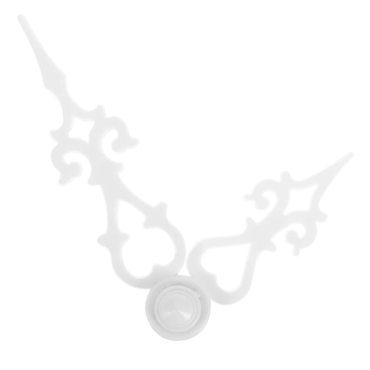 aiguilles montre blanc art nouveau ornées motifs floraux adhésif remplacement horloge diy fournitures bricolage