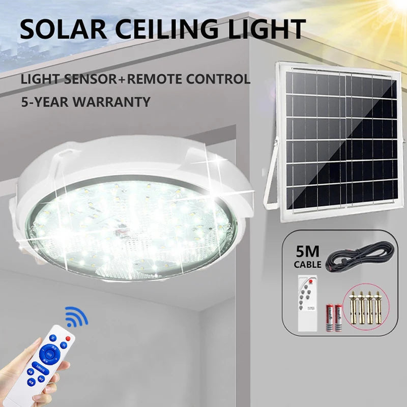 lampe solaire moderne blanc led panneau solaire télécommande protection anti insectes