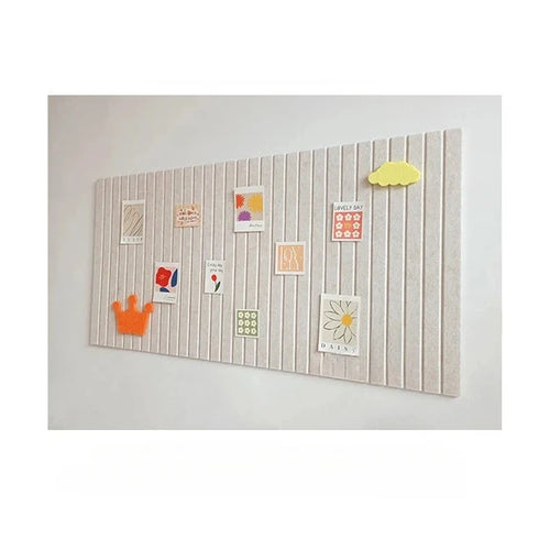 tableau pinces mural feutre adhésif décoratif cartes autocollants colorés