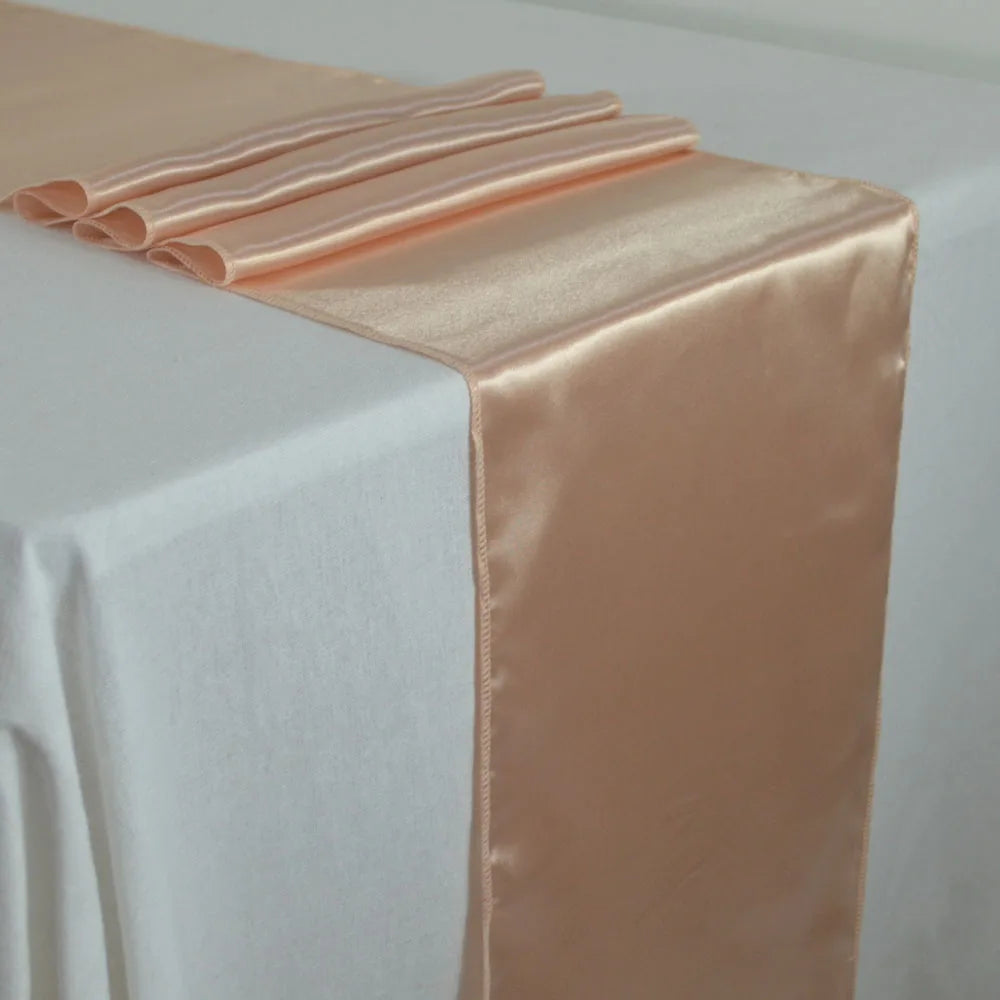chemin table violet uni satin moderne décoration mariage fête anniversaire maison luxe chic