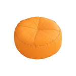 pouf carré moderne simili cuir beige orange vert mousse pe doux anti décubitus minimaliste