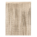 rideau transparent porte franges brillantes argentées dimension 100x200cm decoration festive crochet
