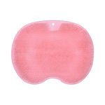 tapis bain silicone rose clair surface rugueuse moderne