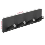 crochet mural acier inoxydable noir porte serviette salle bain adhésif moderne robuste
