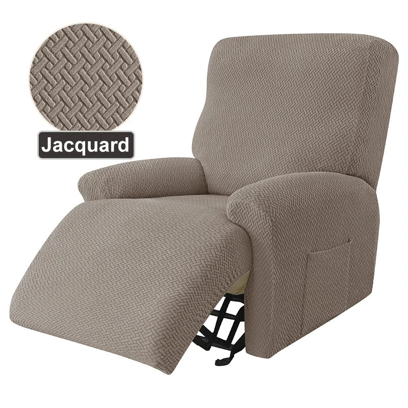 housses fauteuil gris tissu jacquard moderne élastique accueil pièces
