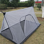 tente camping moustiquaire adulte gris noir maille fine imperméable moderne légère
