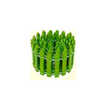 décoration jardin clôture miniature bois moderne lignes verticales simple opaque