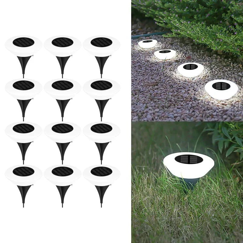 lampe solaire extérieure led étanche ip65 blanc moderne minimaliste fenêtre noire centralisée jardin allée