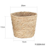 paniers corde tressée rustique paniers jardinière fleur plante verte naturel pastorale