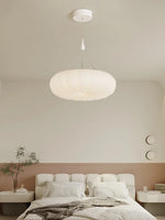 plafonnier moderne suspension blanc beige marron rose plissés gaufrés minimaliste élégant