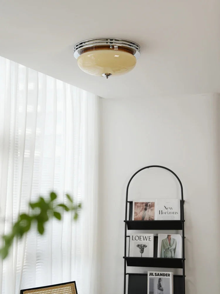 lampe moderne blanc doré verre opaque murale éclairage quotidien lumière neutre chambre coucher