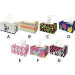 boîte mouchoirs moderne diamants géométrique fleurs adhésive couleur multiple decoration maison fournitures cadeau