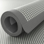 housse matelas bleu gris micro perforée moderne anti bactéries perméable l'air