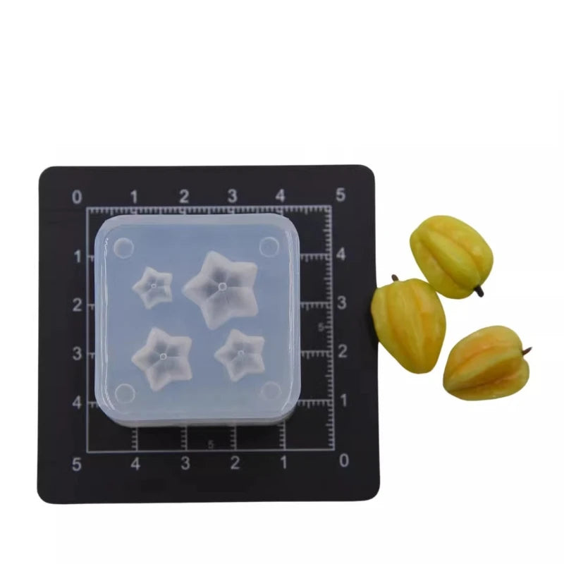 moules silicone géométriques modernes motifs étoiles cercles opaques fruits décoration artisanale