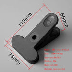 pinces modernes fer aluminium couleurs noir blanc gris fixations certifiées ROHS matériaux ABS