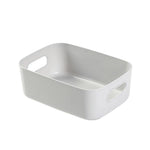boîte rangement moderne poignées blanc beige bleu marine imperméable plastique