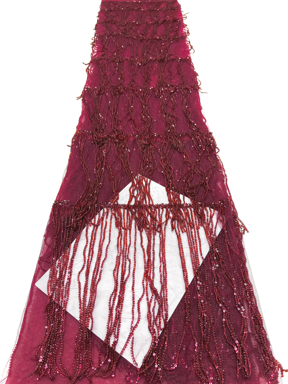 ruban décoratif dentelle franges mariage élégant festif rouge rose doré bordeaux gris noir