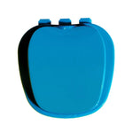 brosse dents conteneur prothèse dentaire bleu blanc moderne pratique hygiène buccale set accessoire santé