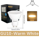 ampoules led gu10 blanc chaud neutre variable 3w 6w 9w 12w sans scintillement moderne