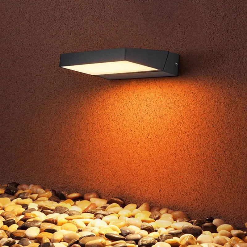 applique murale moderne gris foncé lumiere led réglable hydrofuge ip65
