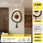 horloges murales modernes vert marron circulaire chiffres blancs pointeurs couleurs opaques fixations