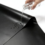 couvre lit pvc noir solide anti urine facile nettoyage toute saison moderne