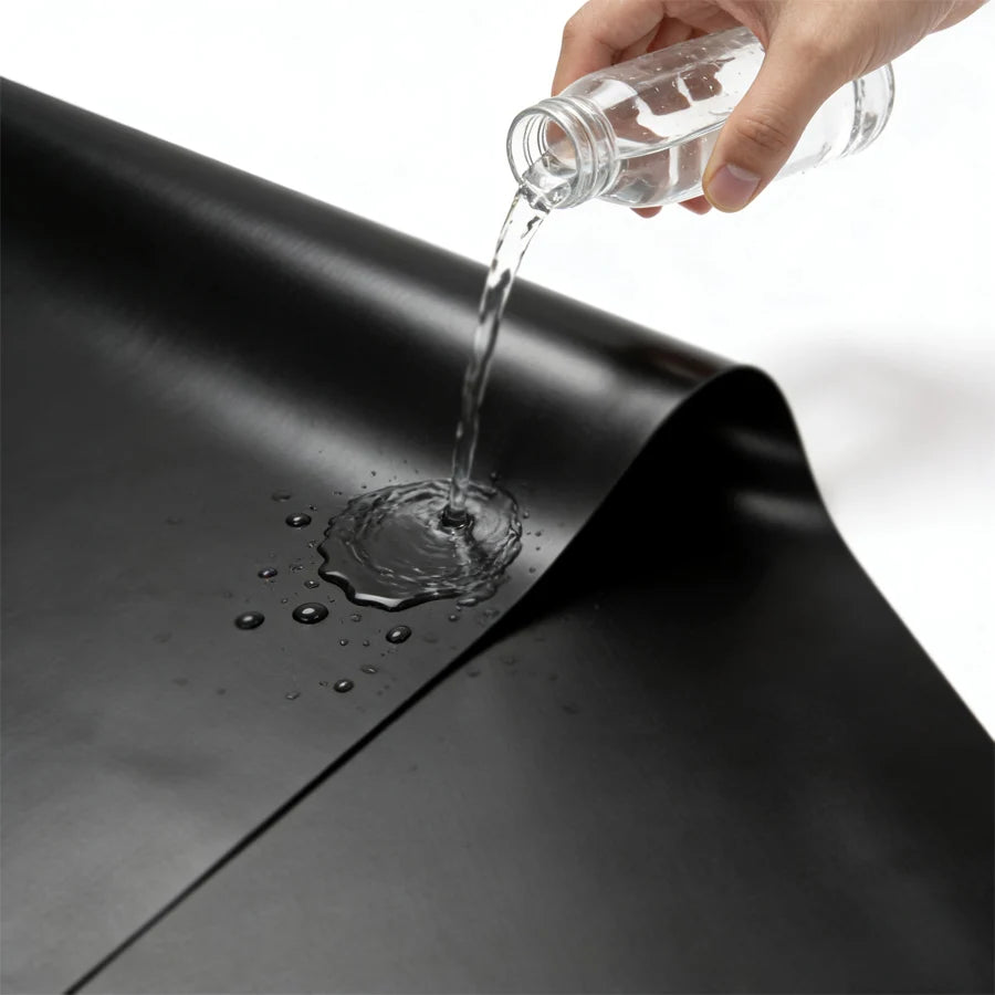 couvre lit pvc noir solide anti urine facile nettoyage toute saison moderne
