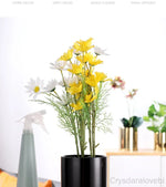 cache pot céramique finition or moderne plante verte décoration intérieure brillance lisse minimaliste maison