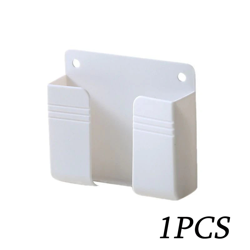 support mural smartphone adhésif blanc noir respectueux environnement moderne multifonctionnable rangement télécommande