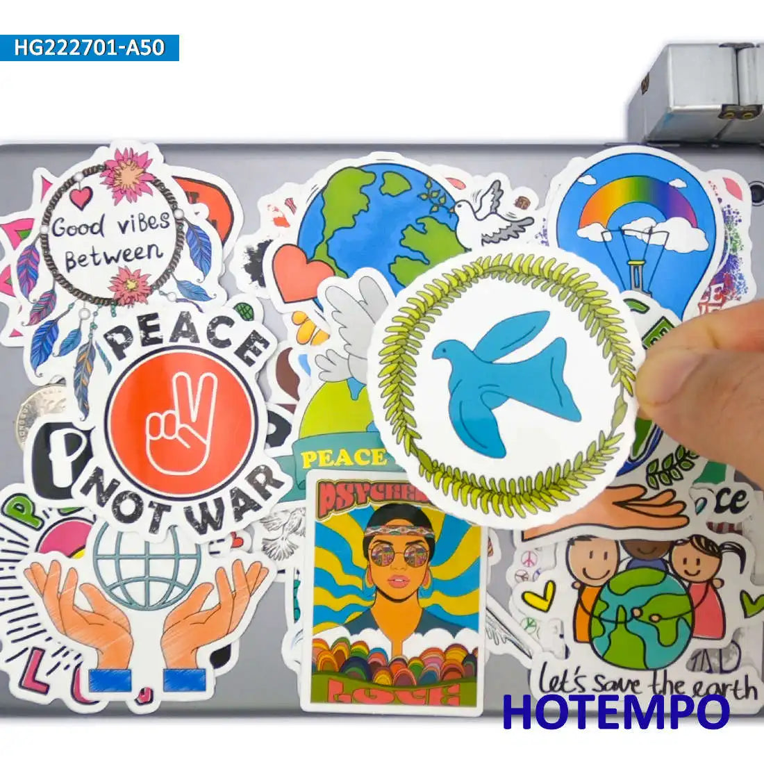 sticker adhésif pop art graphique diy decoration multicolore guitare skate helmet moto voiture bicyclette