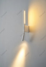 lampe murale réglable led moderne minimaliste blanc noir chambre cuisine salon