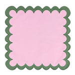 serviette table coton brodée bordure ondulée moderne décoration banquet mariage