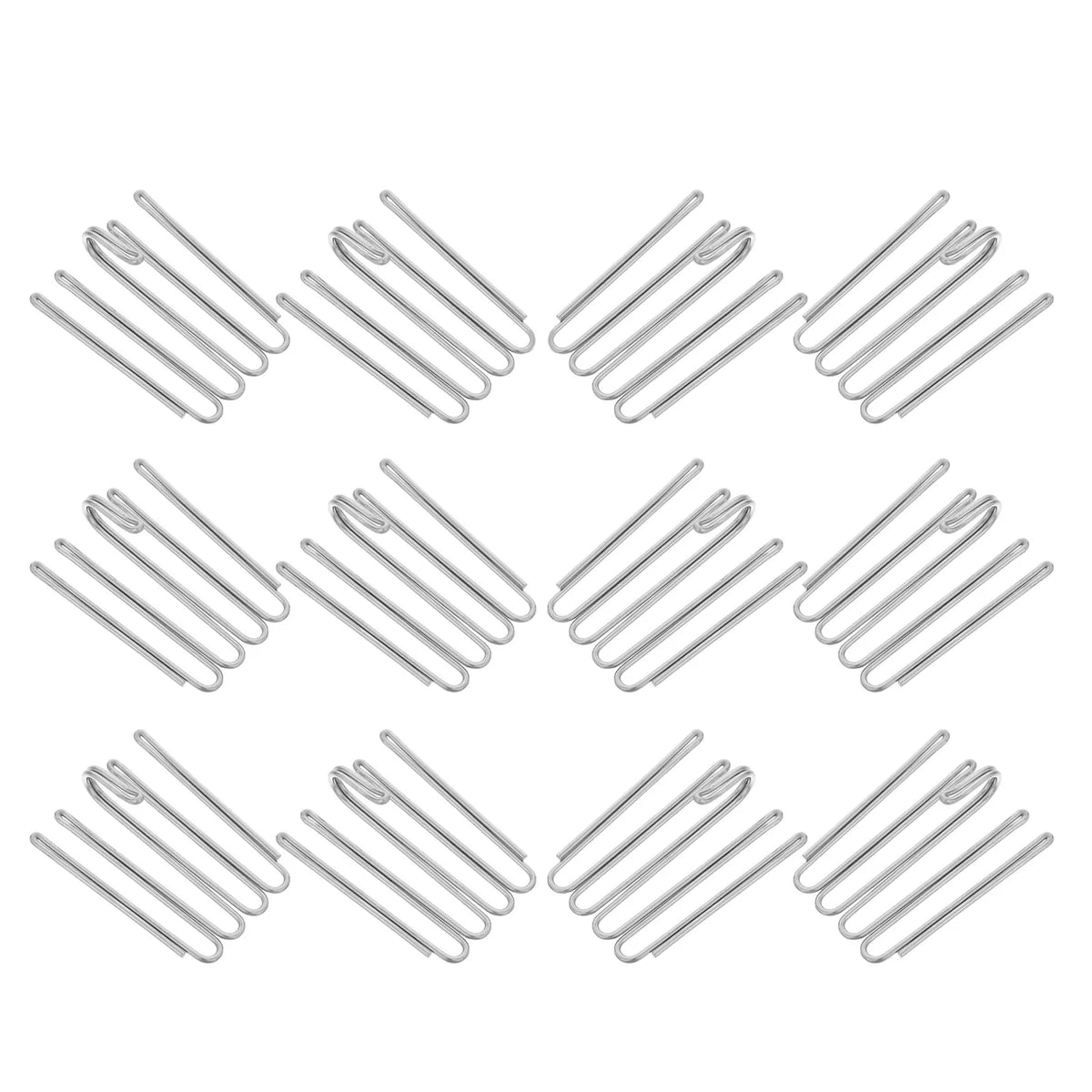 clips rideaux argentés adhésifs modernes fenêtres cuisine salle bain lisses robustes plastique