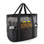 sac rangement chaussures gris transparent zip utilitaire réutilisable texture grillagée multifonctionnel antihumidité