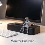 statue guerrier spartiate assis antique décoratif 3D impression texture musculaire armure