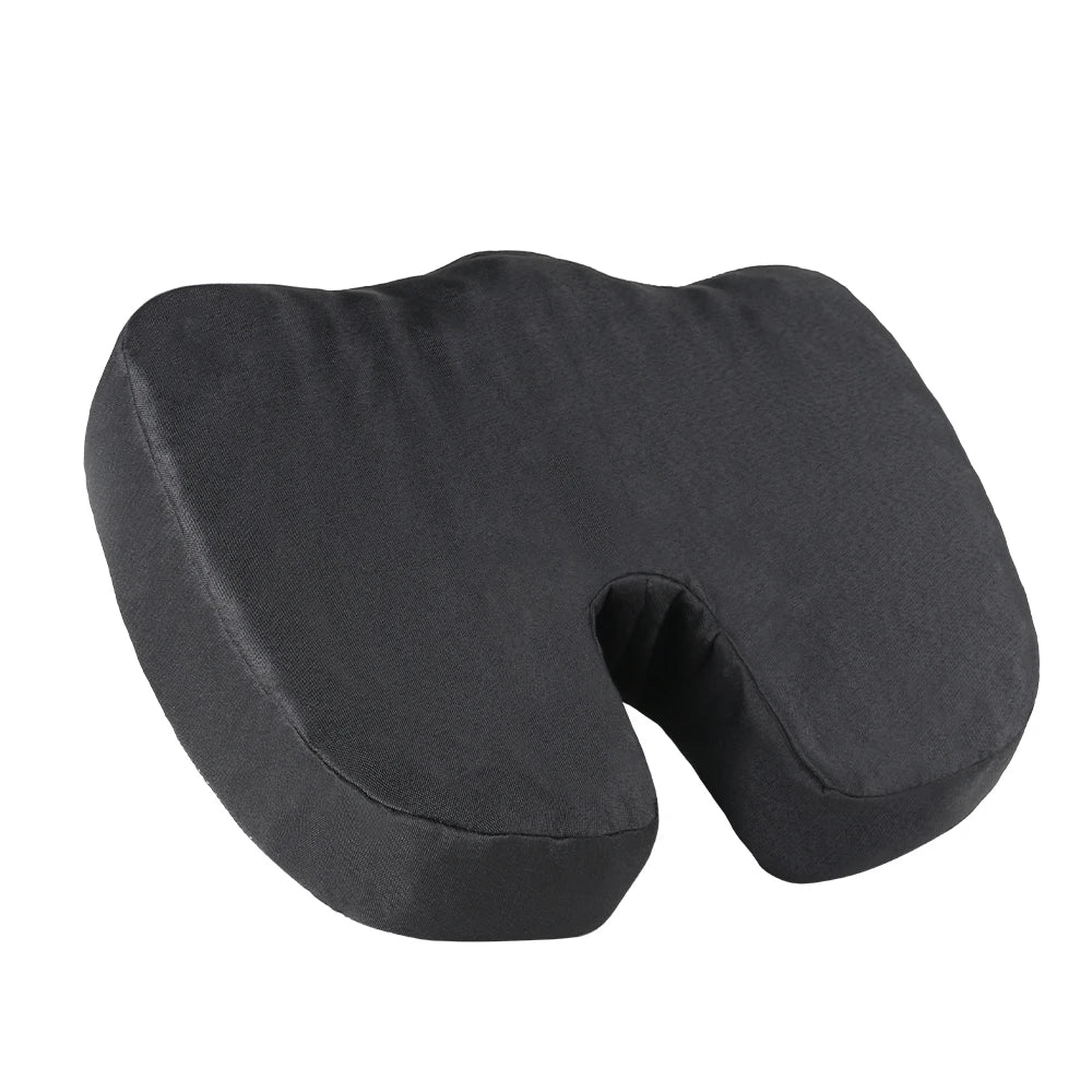 coussin siège ergonomique amovible noir motif points blancs moderne zip visible