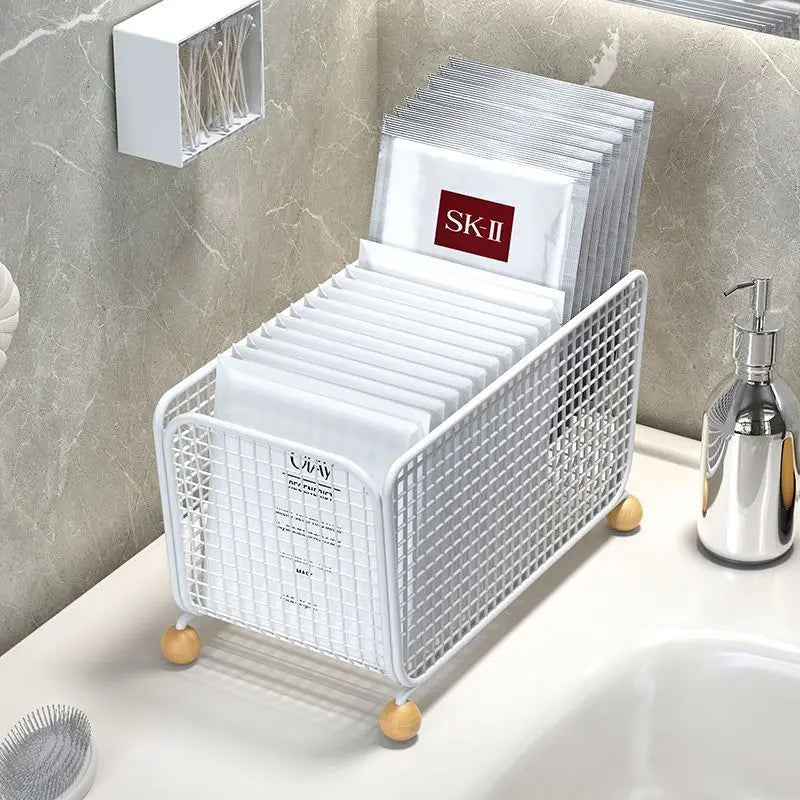 panier rangement aluminium réutilisable blanc or noir multiple utilisations respectueux environnement